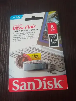 Sandisk Ultra Flair USB 3.0 Flash Drive 8gb
