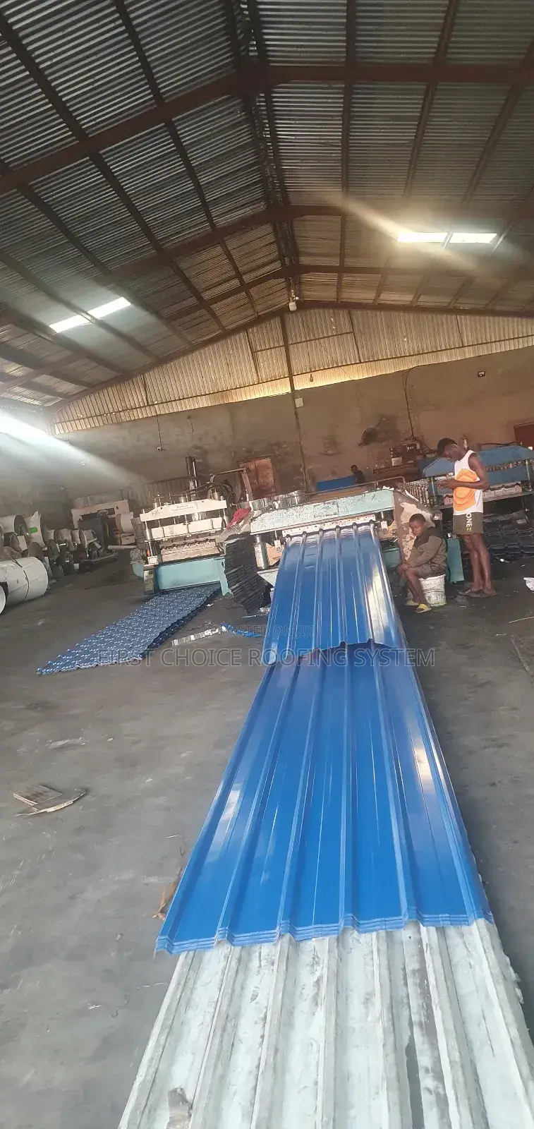 Blue Long Sparn Roofing Sheets