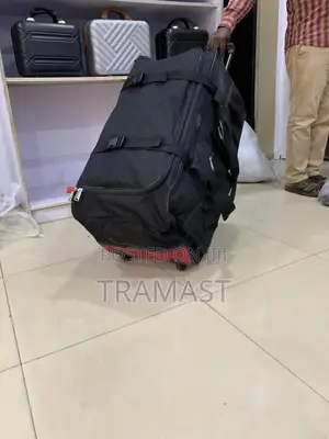 Black Duffle Trolley Bag