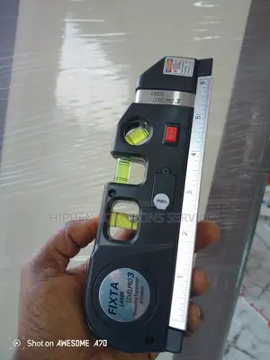 Laser Level Pro 3 Horizontal Vertical Line 8-Foot Measuring