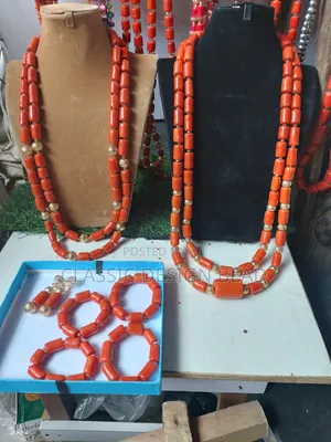 Coral Beaded Necklace