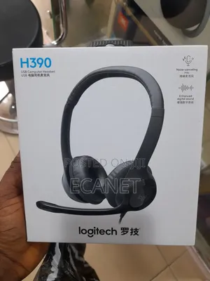 H390 Usb Computer Headset With Noise Cancelling Mic