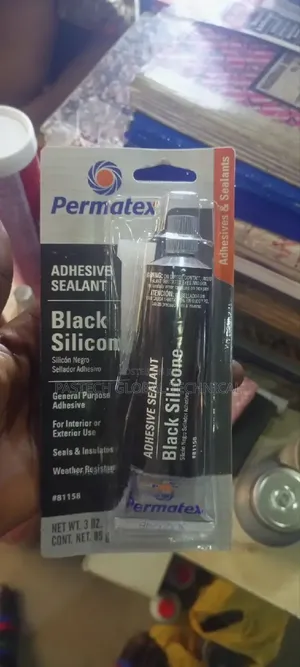 Permatex Adhesive Sealant Black High Temperature Adhesive