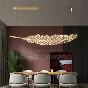 Modern Leaf-Shaped Nordic Dining/Kitchen Chandelier