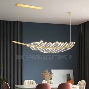 Modern Leaf-Shaped Nordic Dining/Kitchen Chandelier