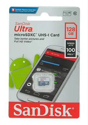 Sandisk Ultra Micro Sd 128gb 100mb/S Class 10