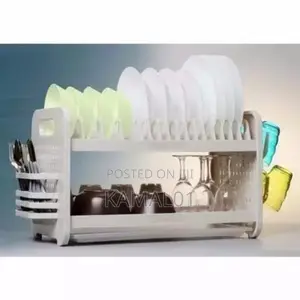 22 Inches Plastic Plate Rack Dish Drainer