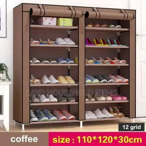12 Tier Double Shoe Rack