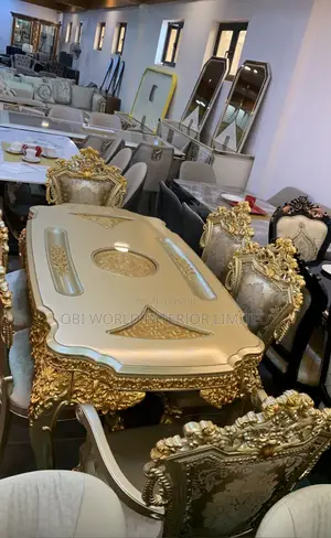 Royal Turkey Dining Table Set by 6