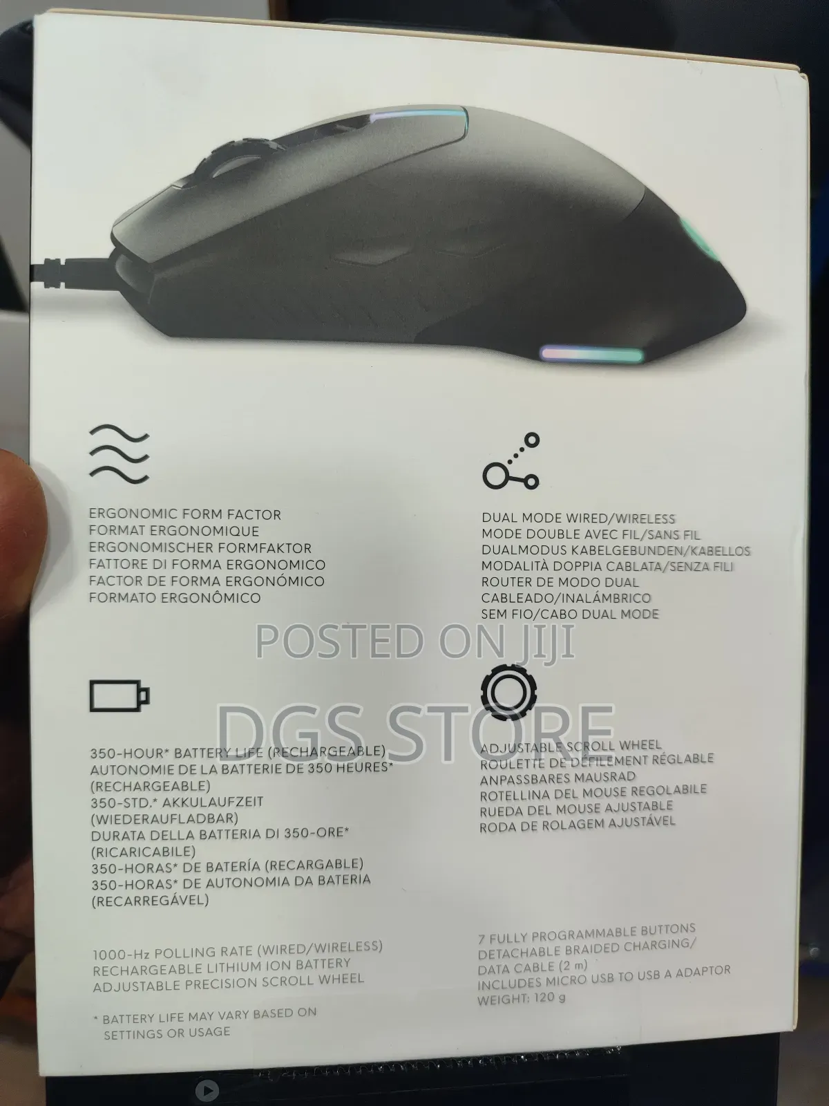 Alienware AW610M Wired/Wireless Gaming Mouse