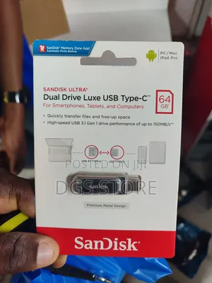 Sandisk Ultra Dual Drive Luxe Usb Type C 64gb