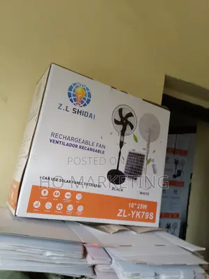 Brand New Z.L Shidai 16" Rechargable Standing Fan