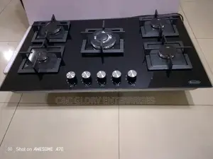 Omaha Cooker Hob 5 Burner Glass