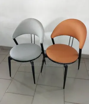 Imported Dining Chairs in Grey or Orange Colour.