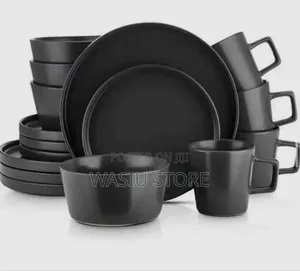 Original 16 Pieces Dinner Set Black