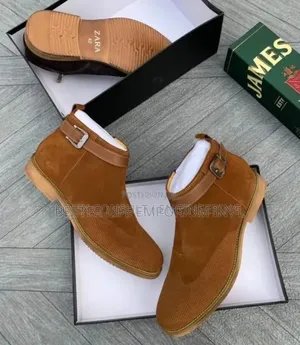 Original Zara Suede Chelsea Boots