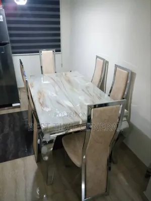 Luxury Set of Marble Dinning Table