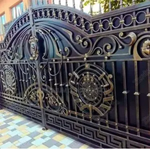 Wrought-Iron Beautiful Roller Sliding Gate