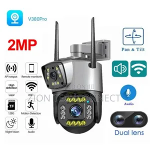 Solar PTZ 4G Sim Card Dual Lens Camera V380pro