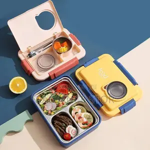 Quality Children Partition Lunch Box/. Food Flask