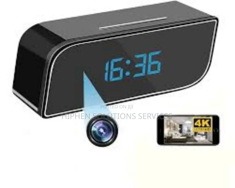 Table Clock Hidden Camera