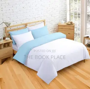Blue/White Bedsheet and Duvet