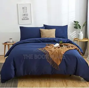 Blue Cotton Bedsheets With Pillow Case