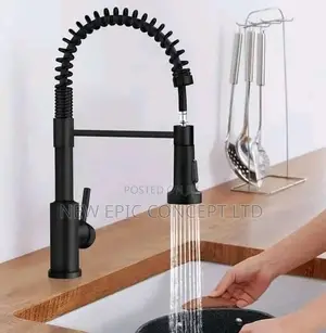 Black Kitchen Sink Tap