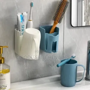 Multifunctional Toothbrush Holder With Cup