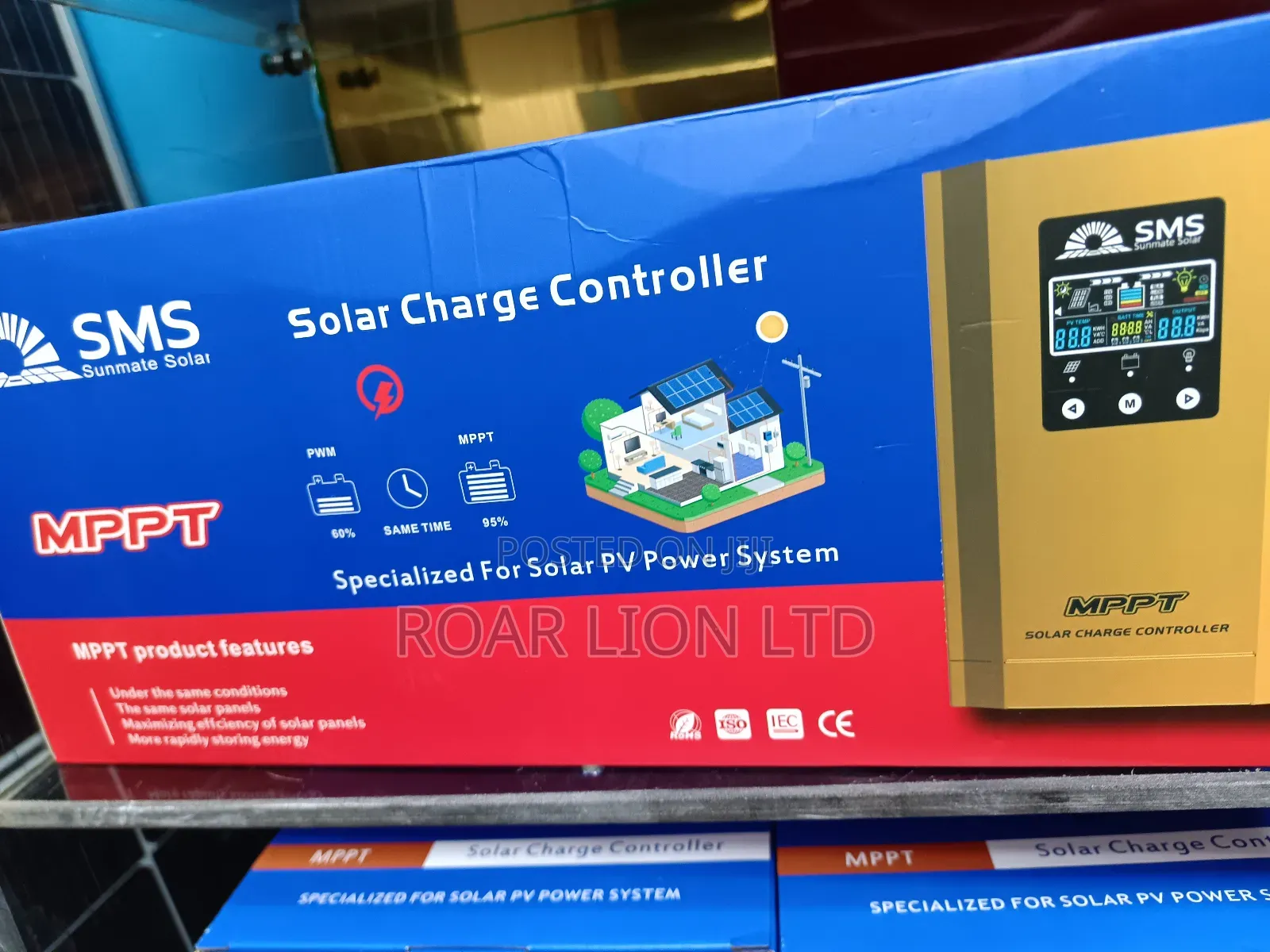 SMS Charge Controller 100ah