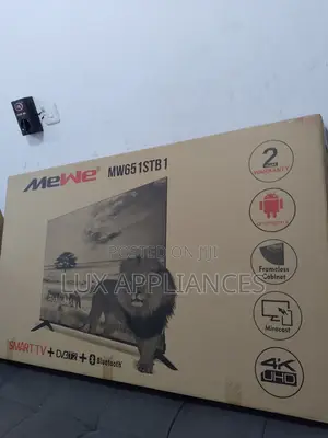 Mewe 65 Inches Smart UHD LED Frameless Bluetooth TV | MW FTB