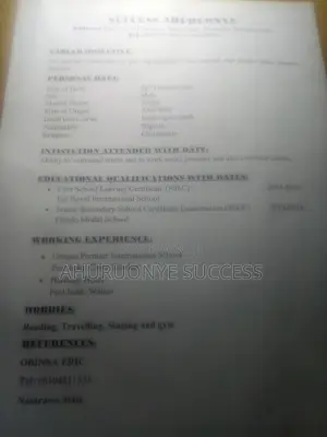 Housekeeping Cleaning CV