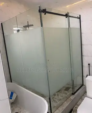 Shower Enclosure ( 10mm Tempered/Half Frosted)