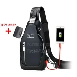 Men/Women Canvas Bag Outdoor Sport Chest Pausb Charging.