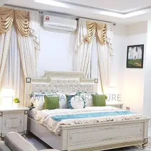 New Modern Luxury Turkish Bed With 2 Side Drawers Mirror