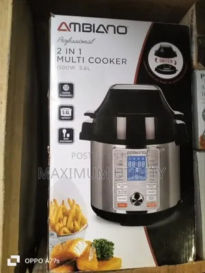 Ambiano 2 in 1 Multi Cooker. 5.6 Lyrs