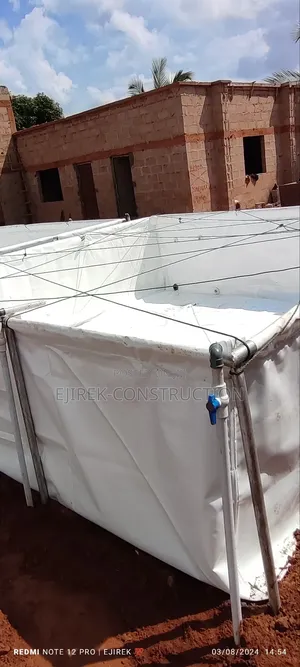 Mobile Tarpaulin Fish Pond (Complete Set for 6000 Capacity)
