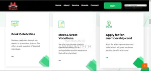Celebrity Booking Website