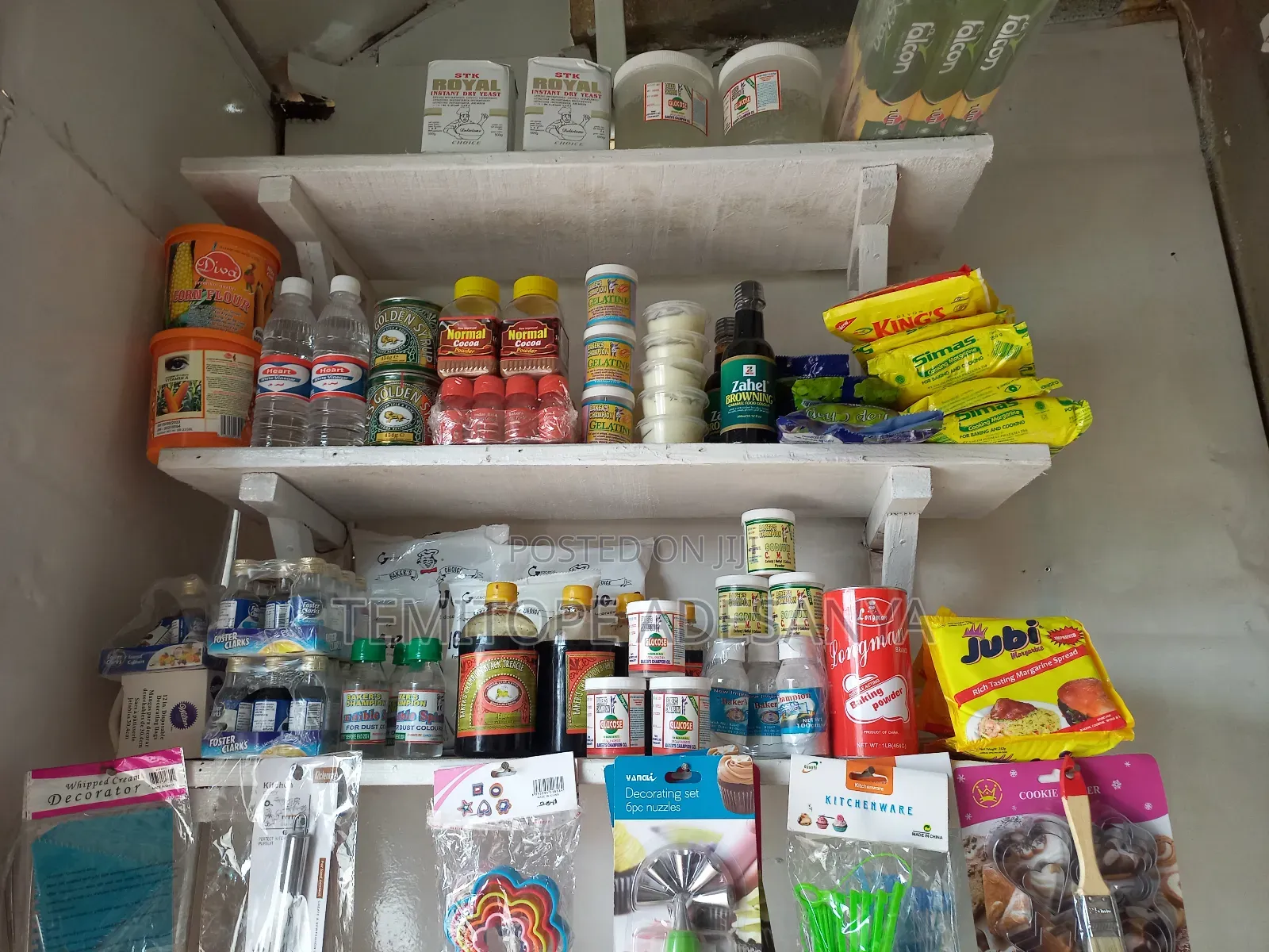 Flour, Baking Ingredients and Tools