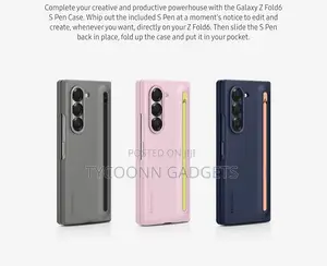 Official Protective Cover With Built-in S Pen for Z Fold 6