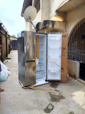 LG Side by Side Refrigerator 688l,Led Lamp,Silver Color
