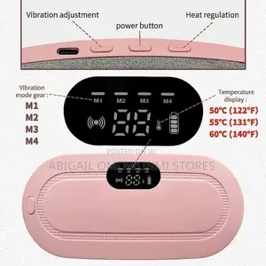 Mentrual Pain Relief Heating Padded Belt With Vibration