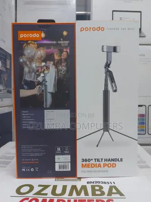 Porodo 360° Tilt Handle Media Pod