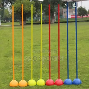 Agility Pole (Set of 5 Poles With Base)