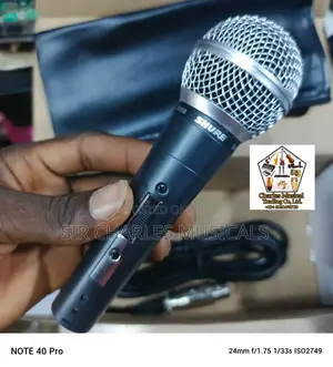Original Shure SM58 Professional Dynamic Wired Microphone