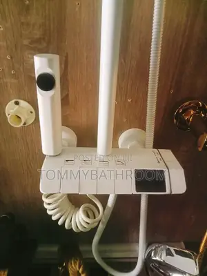 White Standing Shower