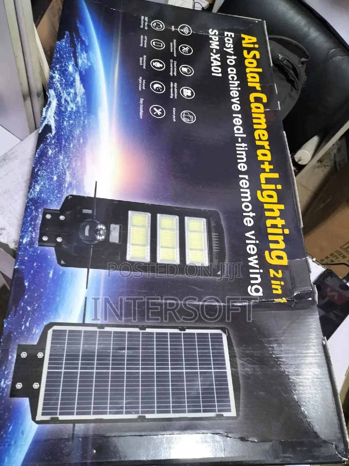 450w Solar Light With PTZ Camera