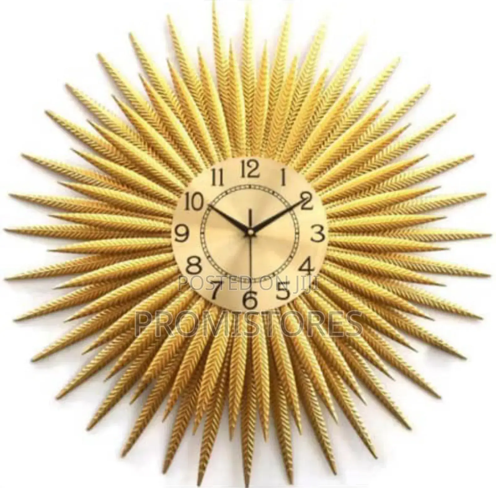 Wall Gold Design Decorative Clock 60cm.
