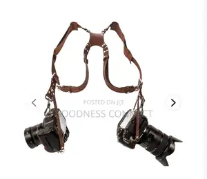 Camera Leather Double Strap