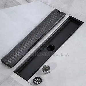 Black Floor Drain 40cm
